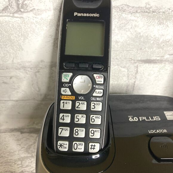 Panasonic KX-TG6512B DECT 6.0 PLUS Expandable Digital Cordless Phone 2 Handsets - Picture 4 of 7